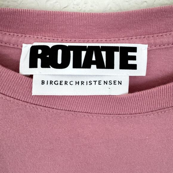 Birger Christensen Rotate Aster Womens T Shirt Top Size M Sunday Organic Cotton - Picture 2 of 9